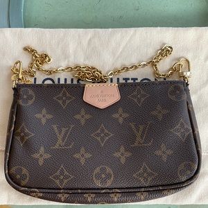 Louis Vuitton Small Pochette With Chain